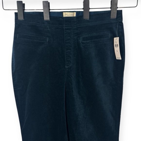 Anthropologie Pilcro Velvet Pull-On Mid-Rise Retro
Flare Jeans 30 Teal Blue - Picture 6 of 11